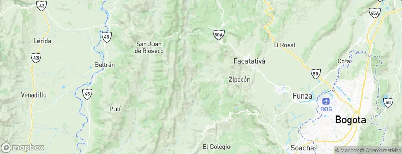 Villa Hermosa, Colombia Map