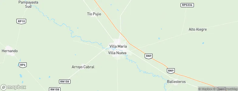 Villa María, Argentina Map