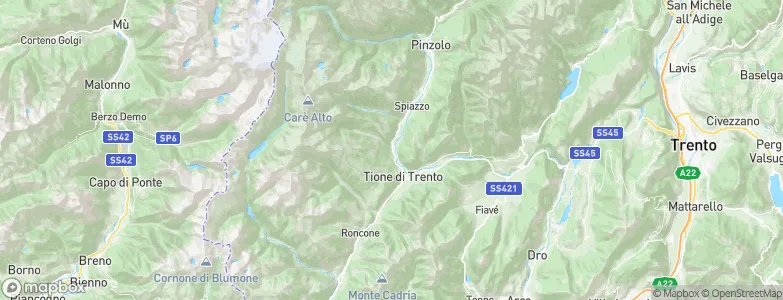 Villa Rendena, Italy Map