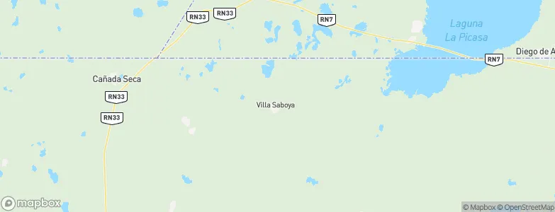Villa Saboya, Argentina Map