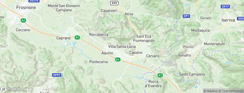 Villa Santa Lucia, Italy Map