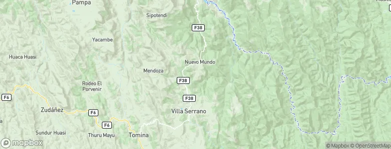 Villa Serrano, Bolivia Map