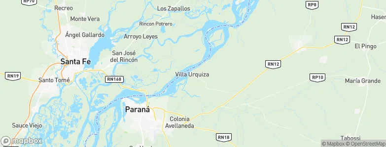Villa Urquiza, Argentina Map