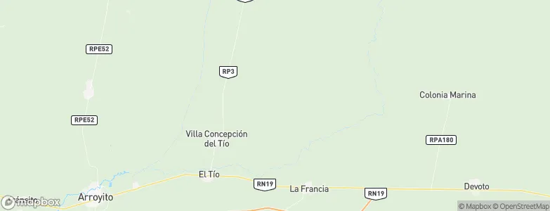 Villa Vieja, Argentina Map