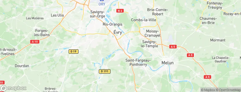 Villabé, France Map