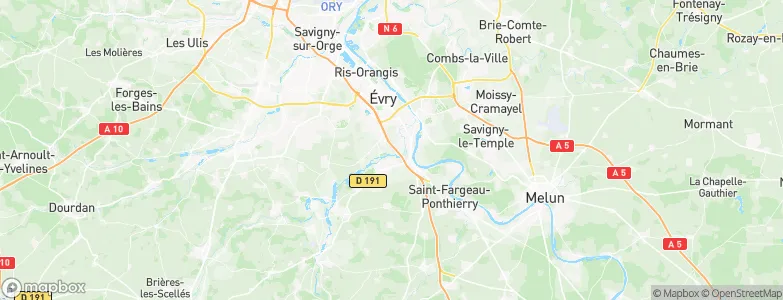 Villabé, France Map