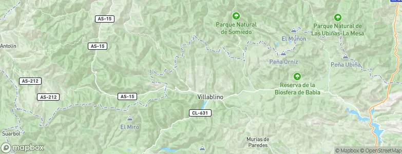 Villablino, Spain Map