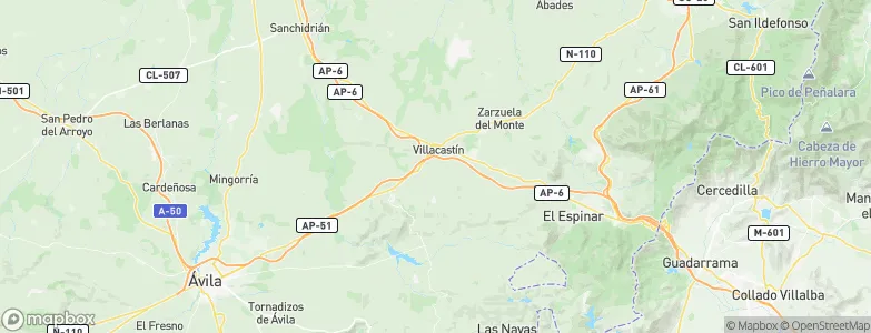 Villacastín, Spain Map