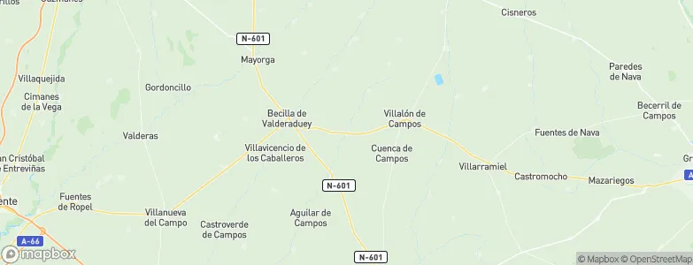 Villacid de Campos, Spain Map