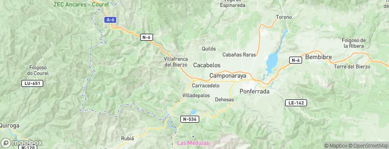 Villadecanes, Spain Map