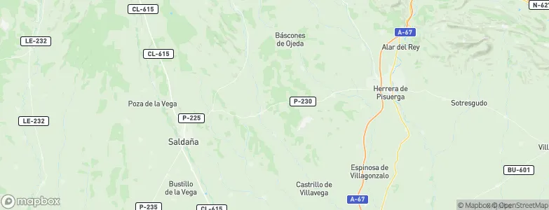 Villaeles de Valdavia, Spain Map