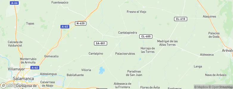 Villaflores, Spain Map