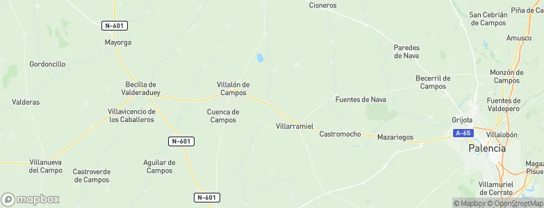 Villafrades de Campos, Spain Map