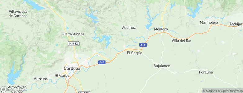 Villafranca de Córdoba, Spain Map