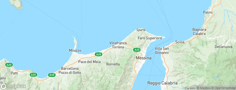 Villafranca Tirrena, Italy Map