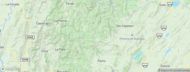 Villagómez, Colombia Map