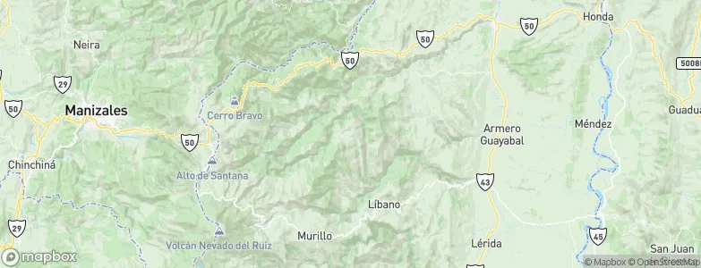 Villahermosa, Colombia Map
