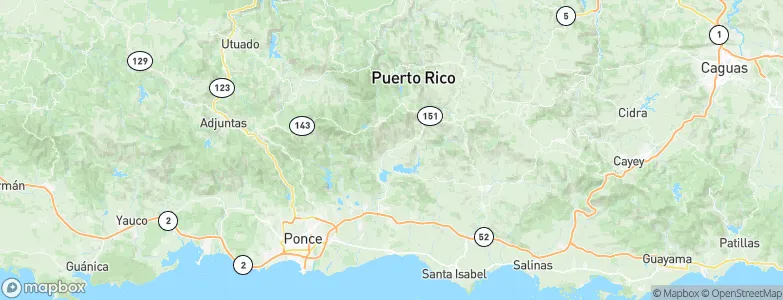 Villalba, Puerto Rico Map
