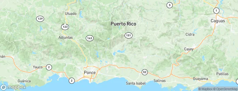 Villalba Zona Urbana, Puerto Rico Map