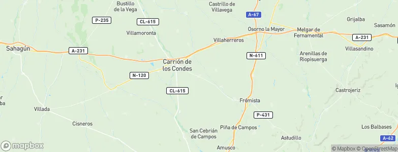 Villalcázar de Sirga, Spain Map