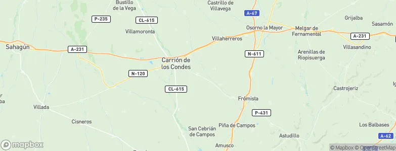 Villalcázar de Sirga, Spain Map