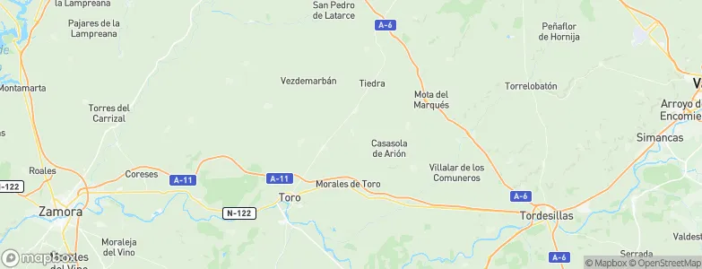 Villalonso, Spain Map