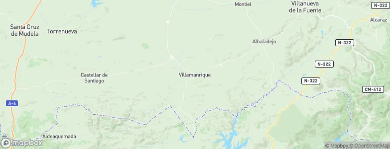 Villamanrique, Spain Map