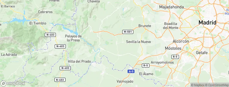 Villamantilla, Spain Map