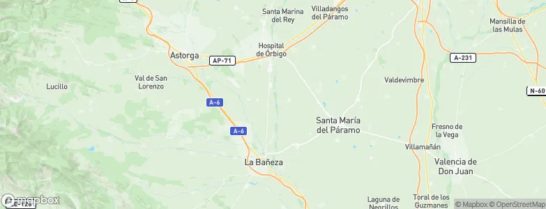 Villamediana de la Vega, Spain Map
