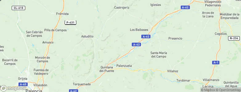 Villamedianilla, Spain Map