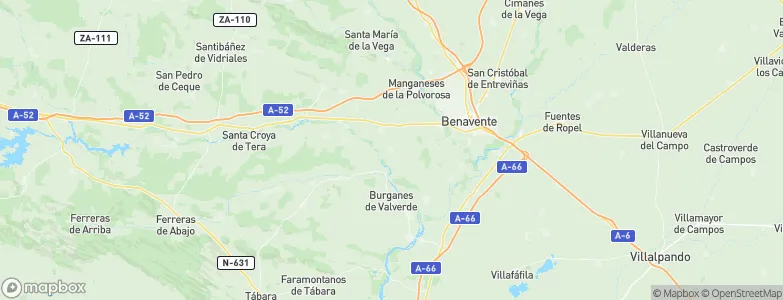Villanázar, Spain Map