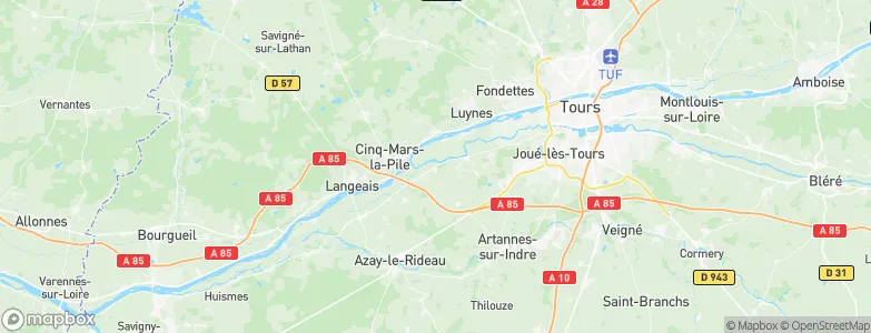 Villandry, France Map