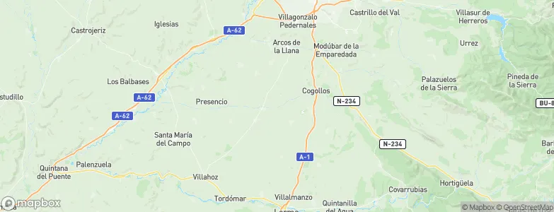 Villangómez, Spain Map
