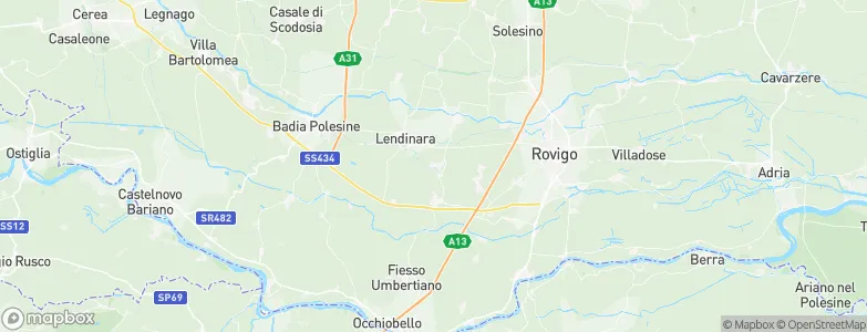 Villanova del Ghebbo-Valdentro, Italy Map