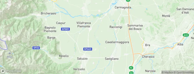 Villanova Solaro, Italy Map
