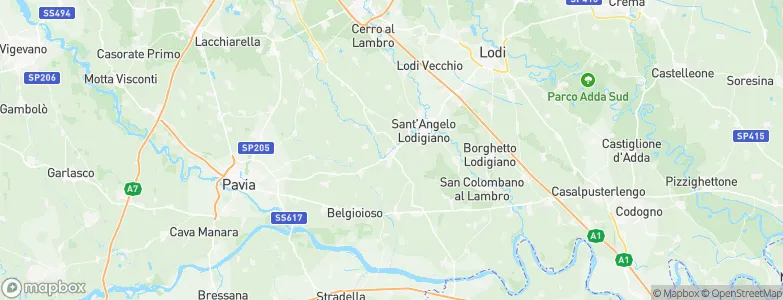 Villanterio, Italy Map