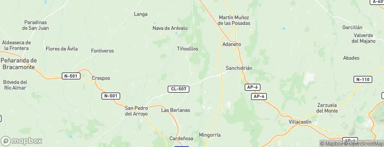 Villanueva de Gómez, Spain Map