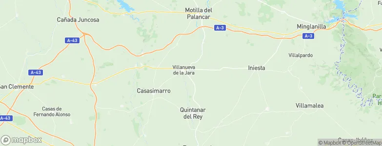 Villanueva de la Jara, Spain Map