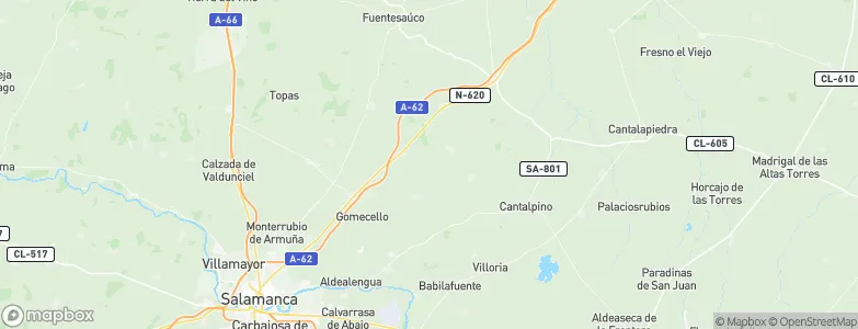 Villanueva de los Pavones, Spain Map