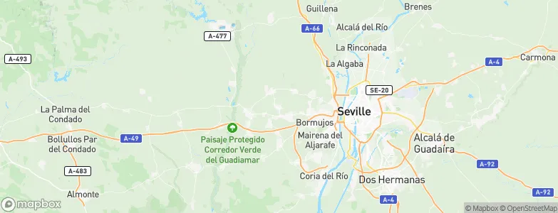Villanueva del Ariscal, Spain Map