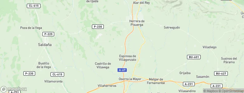 Villaprovedo, Spain Map