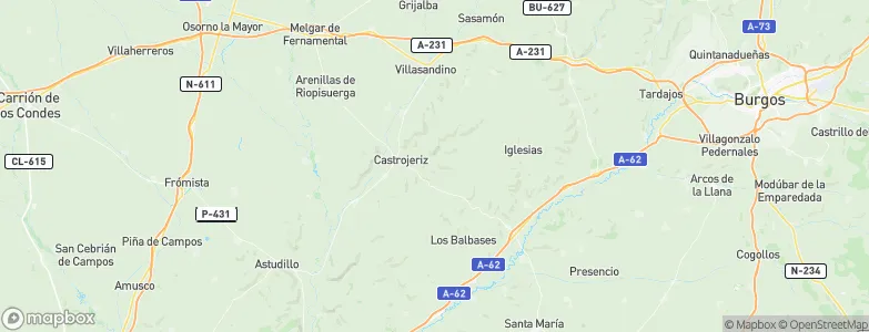 Villaquirán de la Puebla, Spain Map