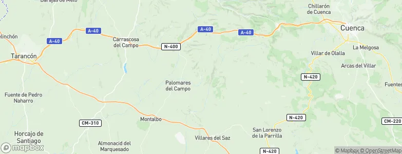 Villar del Águila, Spain Map