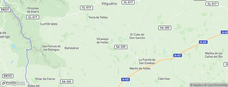 Villares de Yeltes, Spain Map