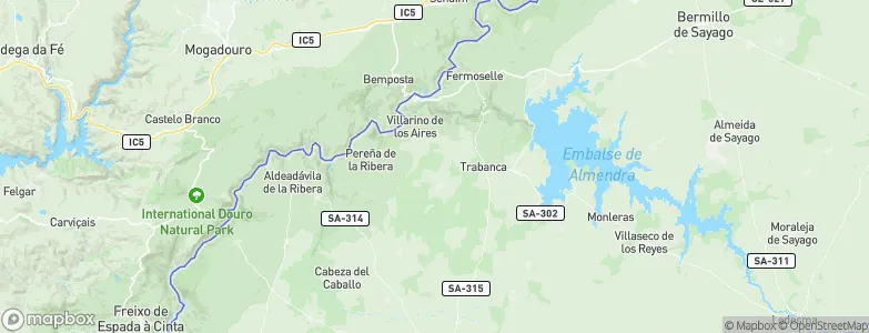 Villarino de los Aires, Spain Map