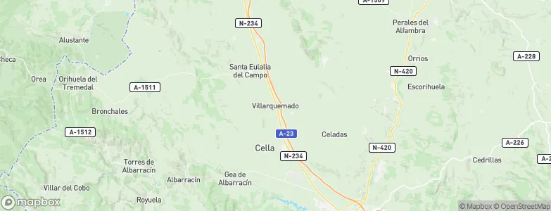Villarquemado, Spain Map