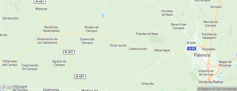 Villarramiel, Spain Map