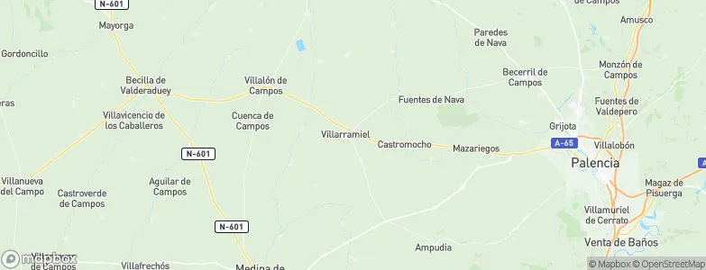 Villarramiel, Spain Map
