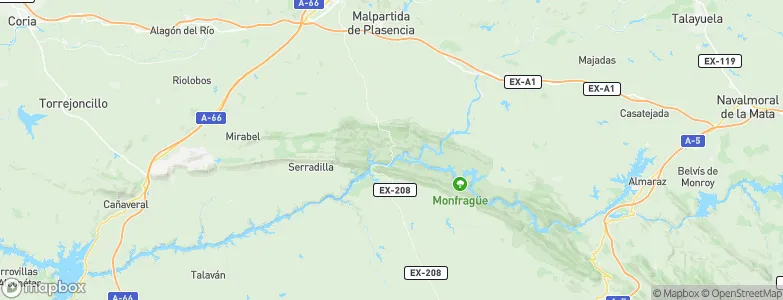 Villarreal de San Carlos, Spain Map