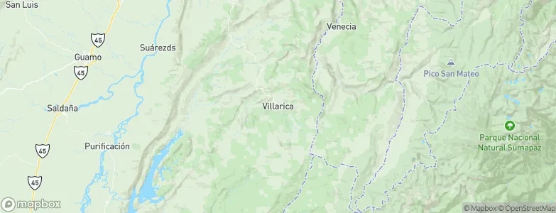 Villarrica, Colombia Map